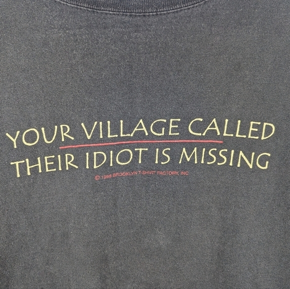 1998 Brooklyn T-Shirt Factory Funny Comedy Irony Men's T-shirt Size XL - Picture 2 of 5